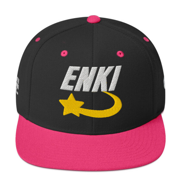 Enki Snapback Cap – Stay Woke Hat Unisex | Ancient Activist Clothes (White Text) - Image 21