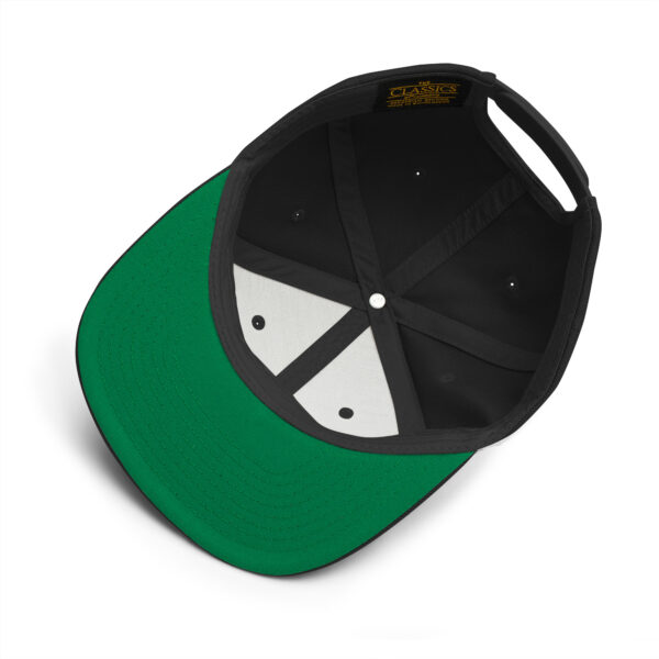 Dr. Sebi Snapback Cap – Unisex (White Text) - Image 4