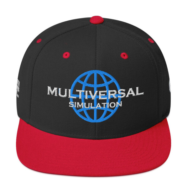 Multiversal Simulation Snapback Cap – Unisex (White Text) - Image 13