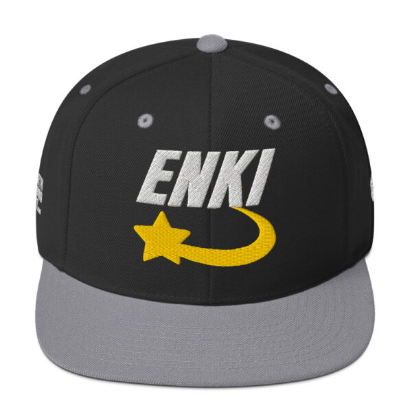 Enki Snapback Cap – Stay Woke Hat Unisex | Ancient Activist Clothes (White Text) - Image 29