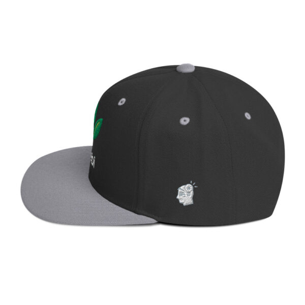 Dr. Sebi Snapback Cap – Unisex (White Text) - Image 15