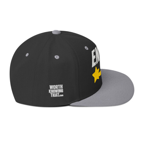 Enki Snapback Cap – Stay Woke Hat Unisex | Ancient Activist Clothes (White Text) - Image 30
