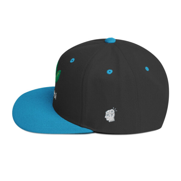 Dr. Sebi Snapback Cap – Unisex (White Text) - Image 19