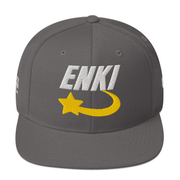 Enki Snapback Cap – Stay Woke Hat Unisex | Ancient Activist Clothes (White Text) - Image 57