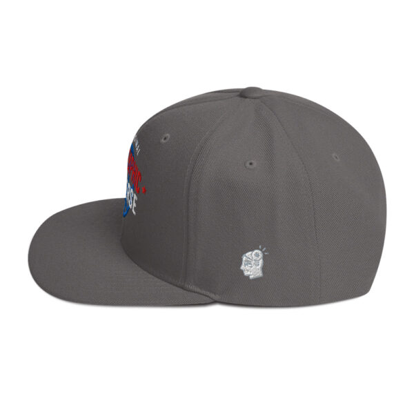 Holographic YOUniverse Snapback Cap – Unisex (White Text) - Image 31
