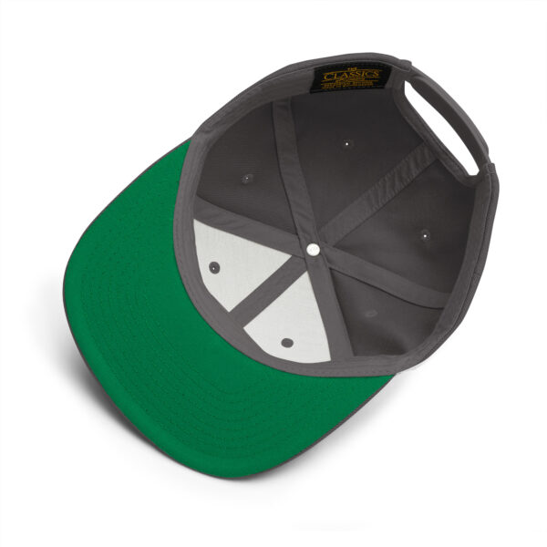Enki Snapback Cap – Unisex (Black Text) - Image 5
