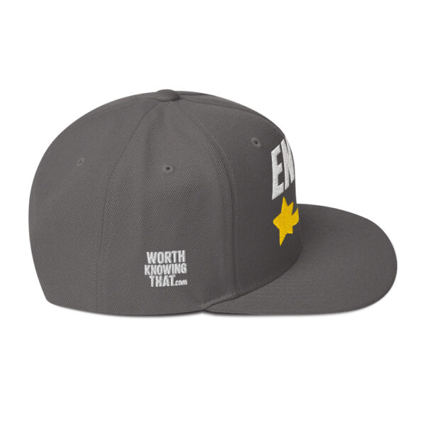Enki Snapback Cap – Stay Woke Hat Unisex | Ancient Activist Clothes (White Text) - Image 58