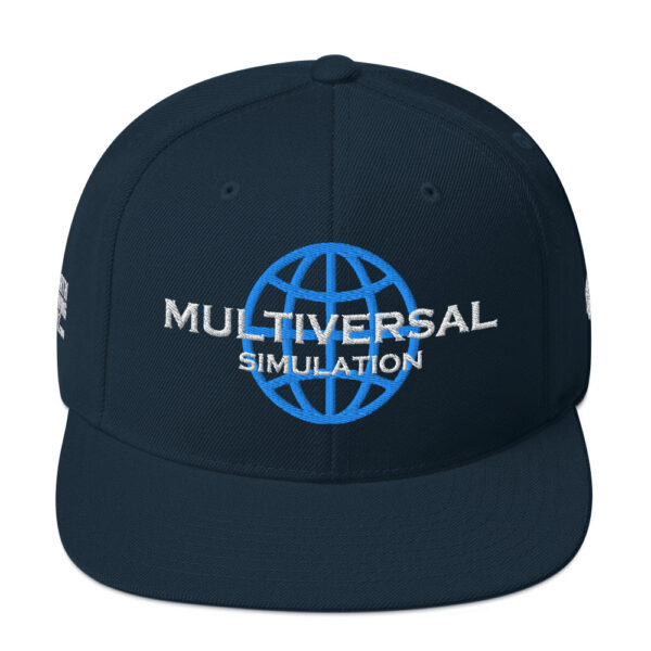 Multiversal Simulation Snapback Cap – Unisex (White Text) - Image 25