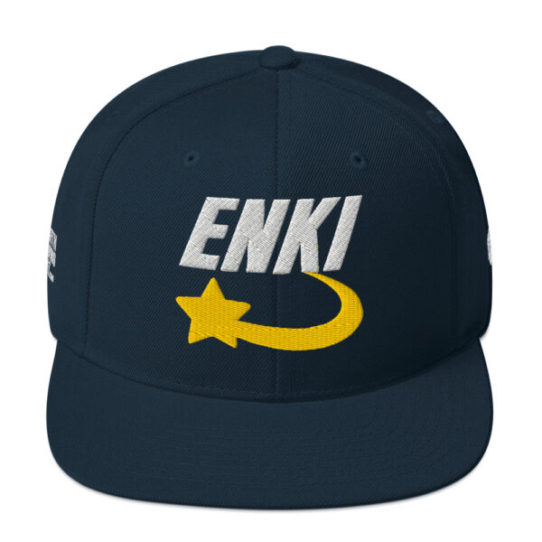 Enki Snapback Cap – Stay Woke Hat Unisex | Ancient Activist Clothes (White Text) - Image 41