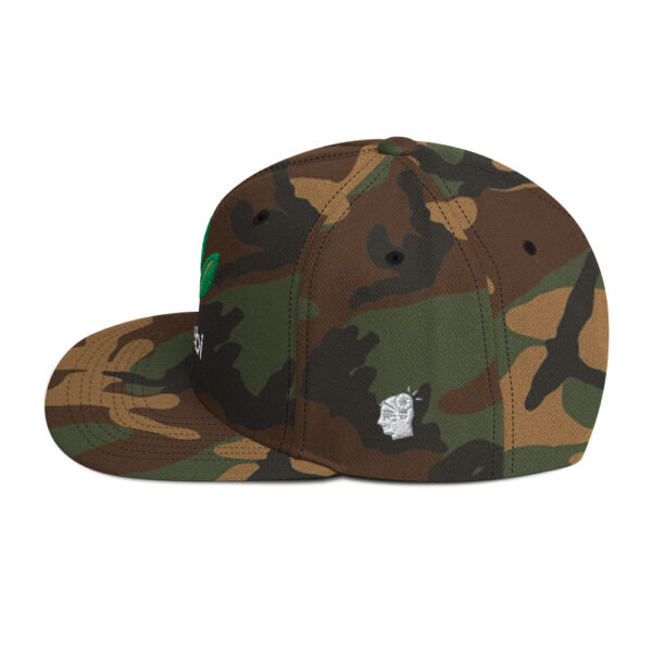 Dr. Sebi Snapback Cap – Unisex (White Text) - Image 55