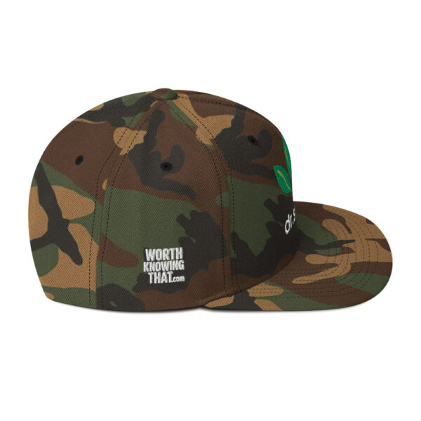 Dr. Sebi Snapback Cap – Unisex (White Text) - Image 54