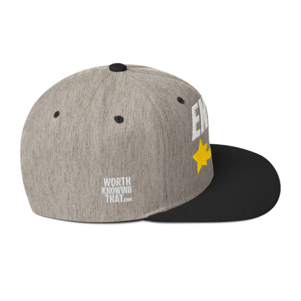 Enki Snapback Cap – Stay Woke Hat Unisex | Ancient Activist Clothes (White Text) - Image 66