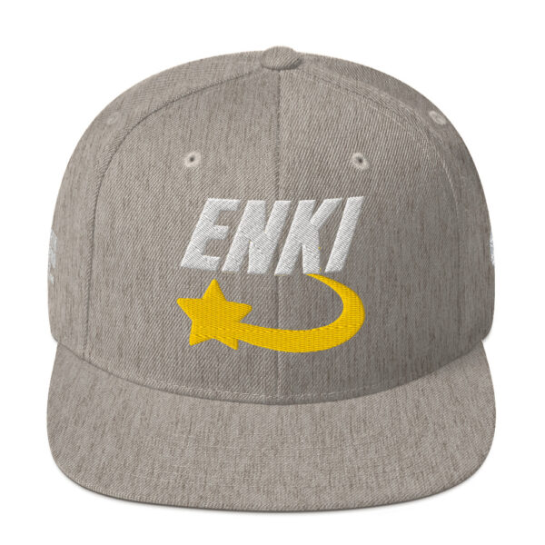 Enki Snapback Cap – Stay Woke Hat Unisex | Ancient Activist Clothes (White Text) - Image 77