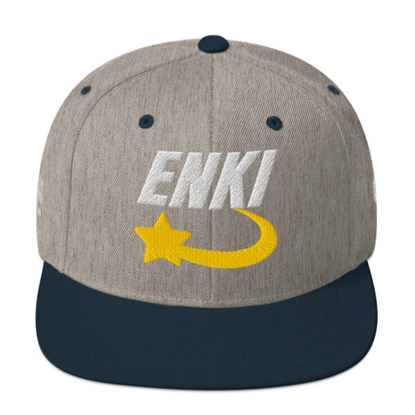 Enki Snapback Cap – Stay Woke Hat Unisex | Ancient Activist Clothes (White Text) - Image 69