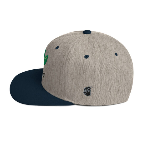 Dr. Sebi Snapback Cap – Unisex (Black Text) - Image 35