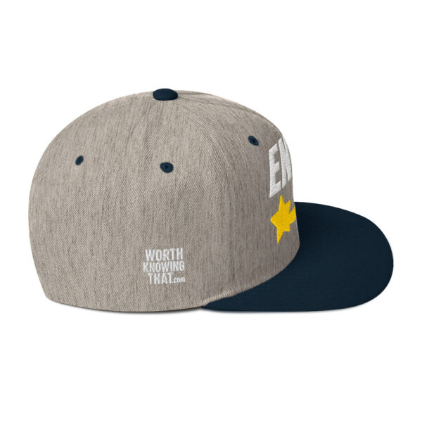 Enki Snapback Cap – Stay Woke Hat Unisex | Ancient Activist Clothes (White Text) - Image 70
