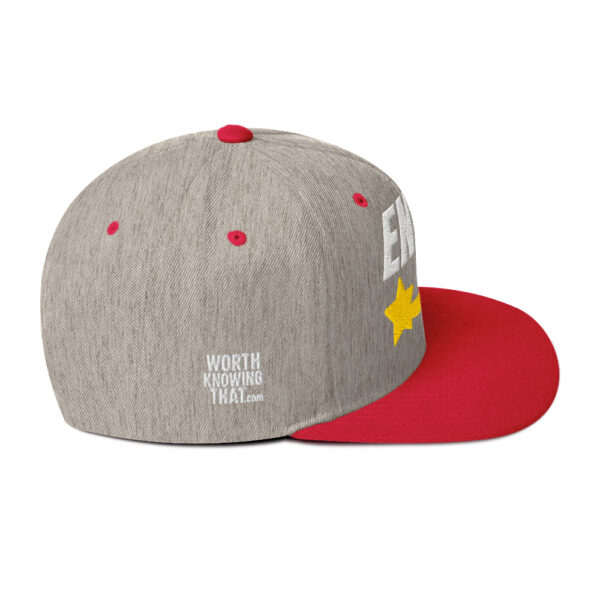 Enki Snapback Cap – Stay Woke Hat Unisex | Ancient Activist Clothes (White Text) - Image 74