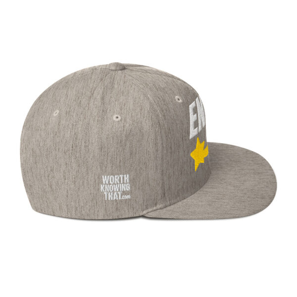 Enki Snapback Cap – Stay Woke Hat Unisex | Ancient Activist Clothes (White Text) - Image 78