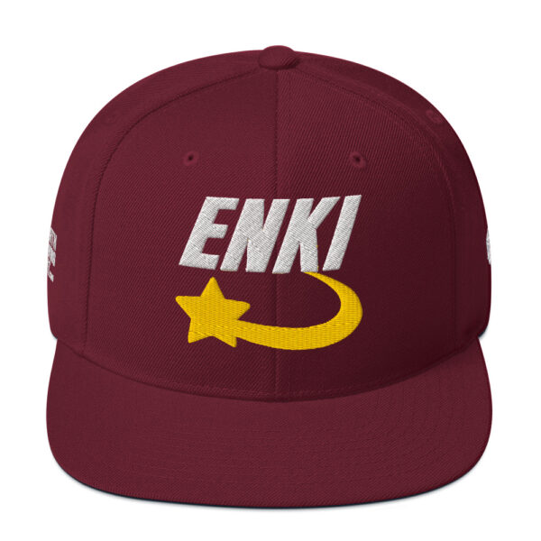 Enki Snapback Cap – Stay Woke Hat Unisex | Ancient Activist Clothes (White Text) - Image 33