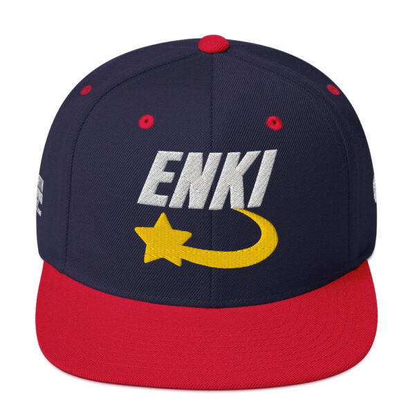 Enki Snapback Cap – Stay Woke Hat Unisex | Ancient Activist Clothes (White Text) - Image 45