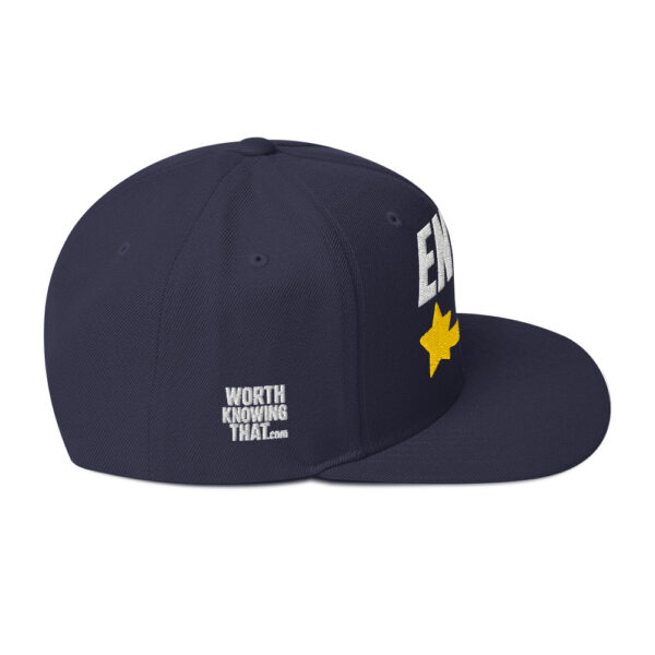 Enki Snapback Cap – Stay Woke Hat Unisex | Ancient Activist Clothes (White Text) - Image 10