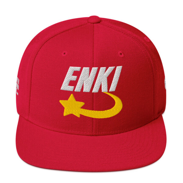 Enki Snapback Cap – Stay Woke Hat Unisex | Ancient Activist Clothes (White Text) - Image 49