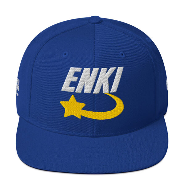 Enki Snapback Cap – Stay Woke Hat Unisex | Ancient Activist Clothes (White Text) - Image 37