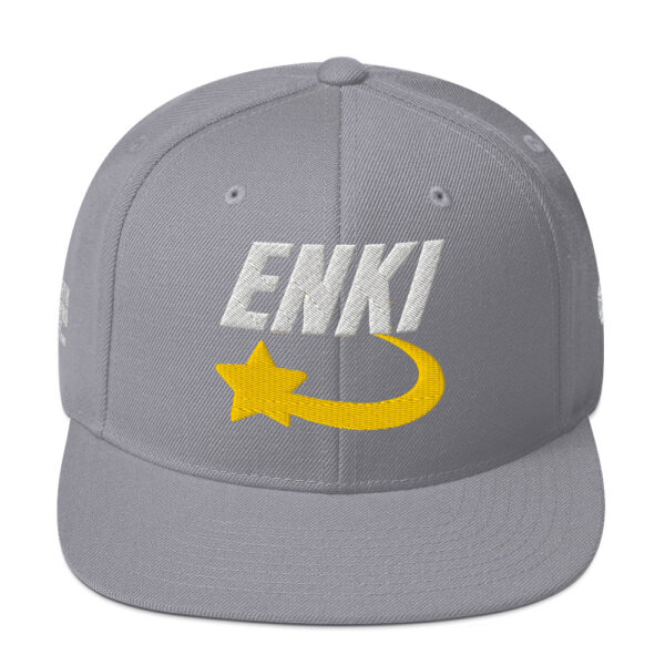 Enki Snapback Cap – Stay Woke Hat Unisex | Ancient Activist Clothes (White Text) - Image 61