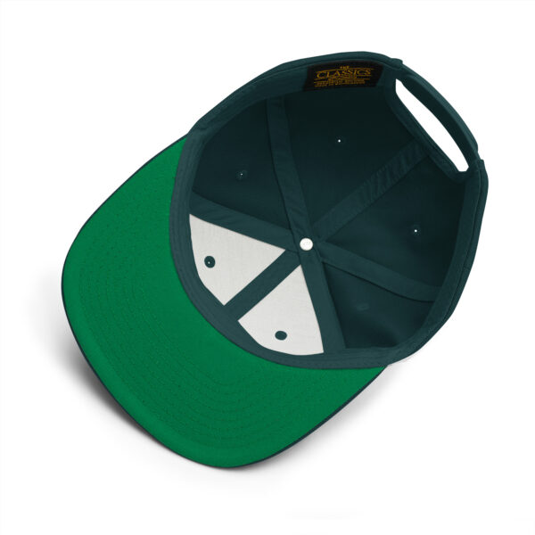 Enki Snapback Cap – Stay Woke Hat Unisex | Ancient Activist Clothes (White Text) - Image 5