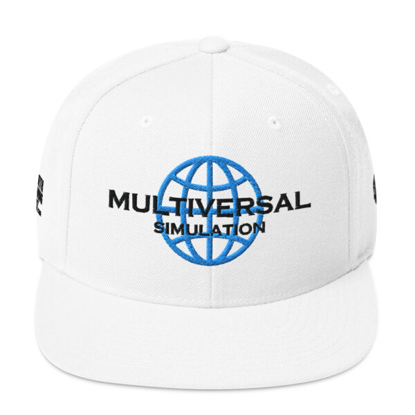 Mutliversal Simulation Snapback Cap – Unisex (Black Text) - Image 33