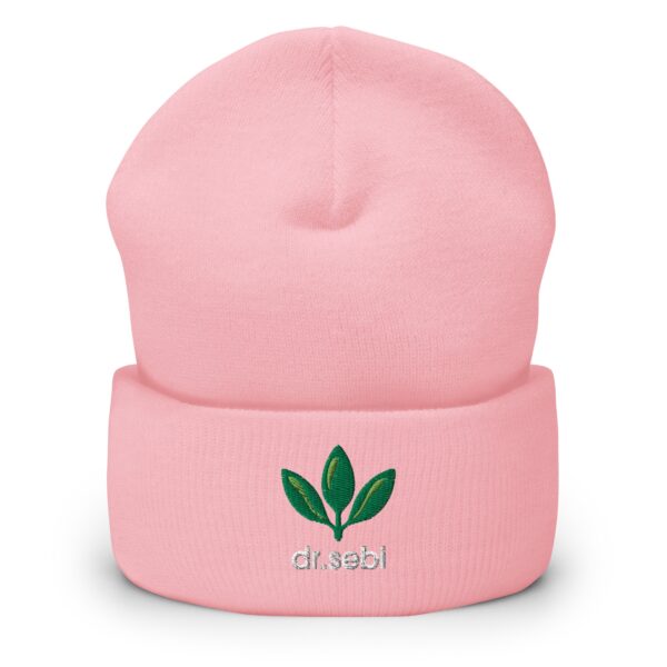 Dr. Sebi Hat – Cuffed Beanie Unisex (White Text) - Image 18
