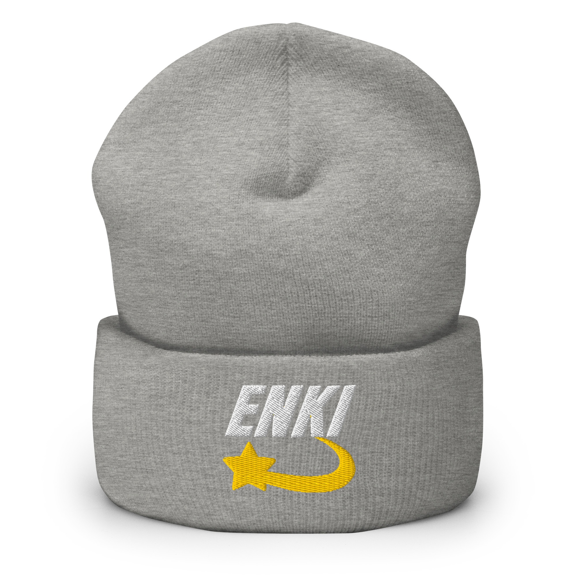 Enki Hat – Stay Woke Cuffed Beanie Unisex | Ancient Activist Clothes (White Text) - Image 16