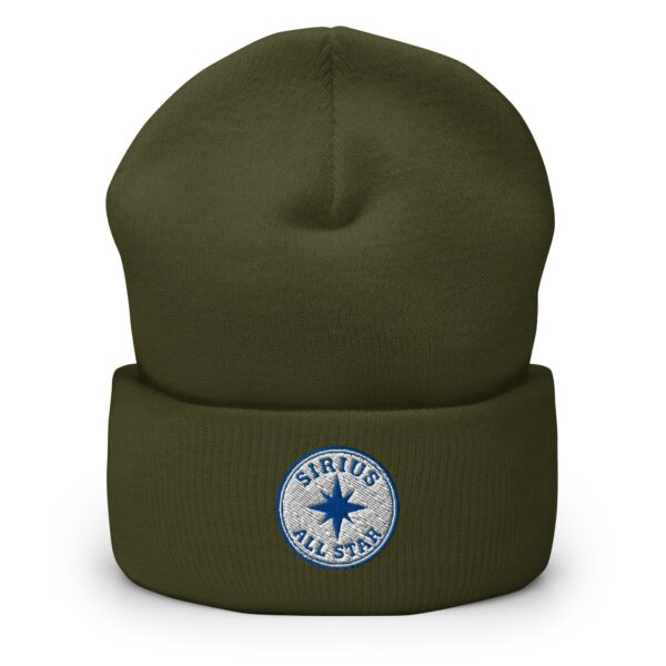 Sirius All Star Hat – Cuffed Beanie Unisex (Black Text) - Image 19