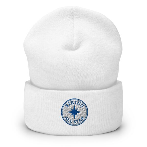 Sirius All Star Hat – Cuffed Beanie Unisex (Black Text) - Image 13
