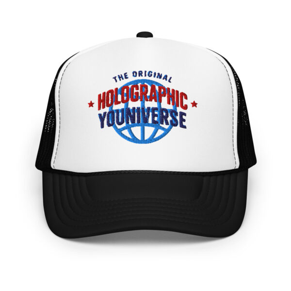 Holographic YOUniverse Foam Trucker Cap – Unisex - Image 25