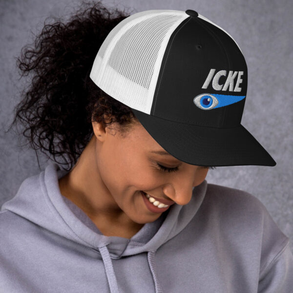 Icke Trucker Cap – Unisex (White Text) - Image 21