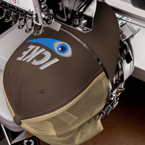 Icke Trucker Cap – Unisex (White Text) - Image 72