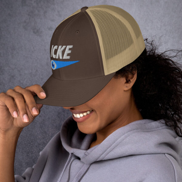 Icke Trucker Cap – Unisex (White Text) - Image 68