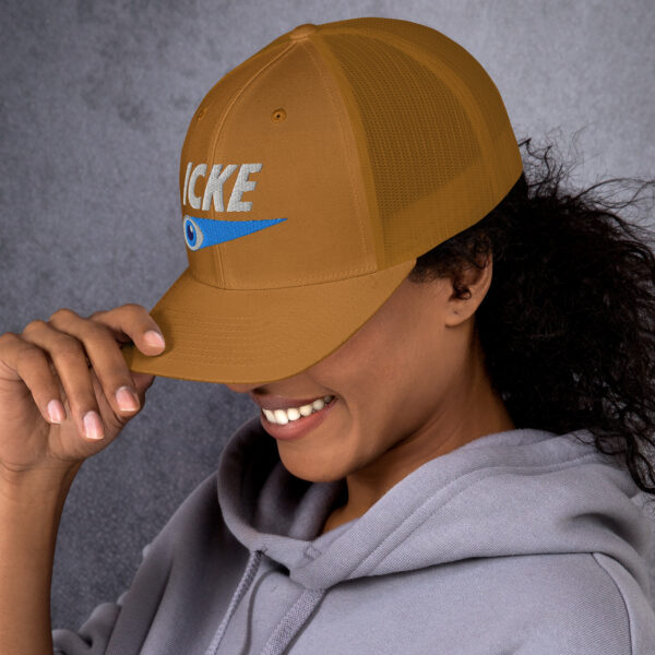 Icke Trucker Cap – Unisex (White Text) - Image 92