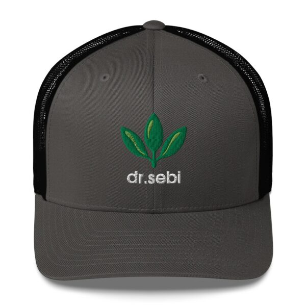 Dr. Sebi Trucker Cap – Unisex (White Text) - Image 41