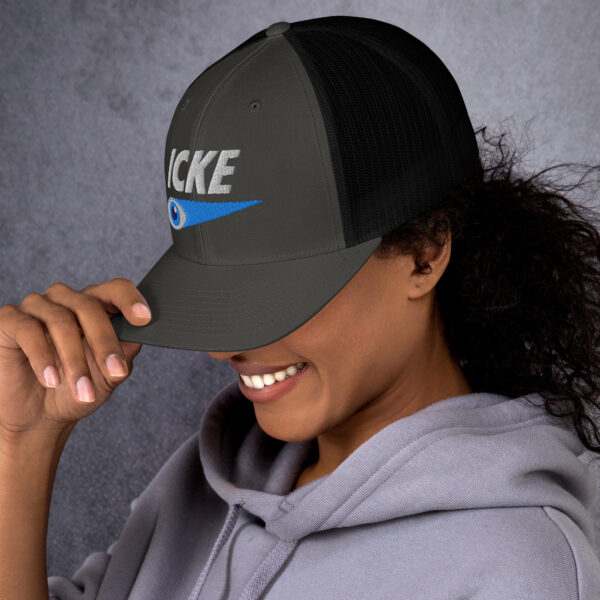 Icke Trucker Cap – Unisex (White Text) - Image 36