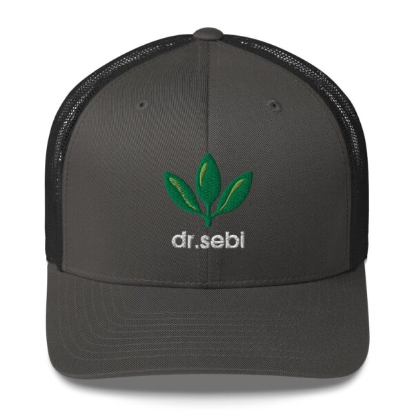 Dr. Sebi Trucker Cap – Unisex (White Text) - Image 49