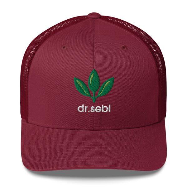 Dr. Sebi Trucker Cap – Unisex (White Text) - Image 57