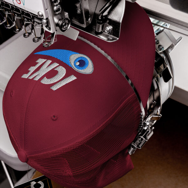 Icke Trucker Cap – Unisex (White Text) - Image 56