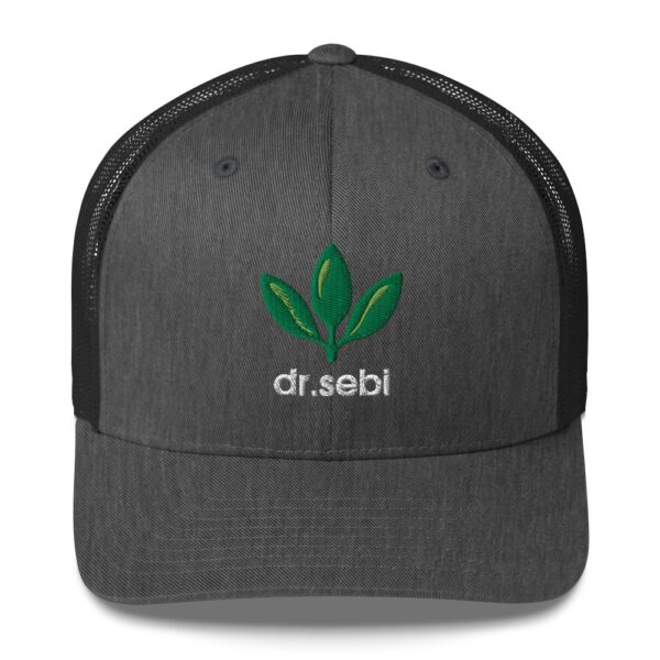Dr. Sebi Trucker Cap – Unisex (White Text) - Image 81