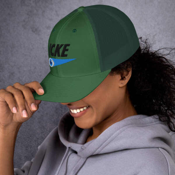 Icke Trucker Cap – Unisex (Black Text) - Image 28