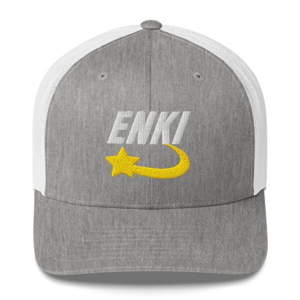 Enki Trucker Cap – Unisex (White Text) - Image 121