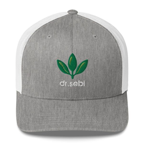 Dr. Sebi Trucker Cap – Unisex (White Text) - Image 113