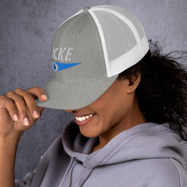 Icke Trucker Cap – Unisex (White Text) - Image 116