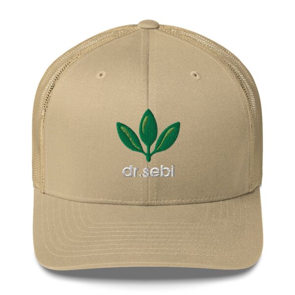 Dr. Sebi Trucker Cap – Unisex (White Text) - Image 129